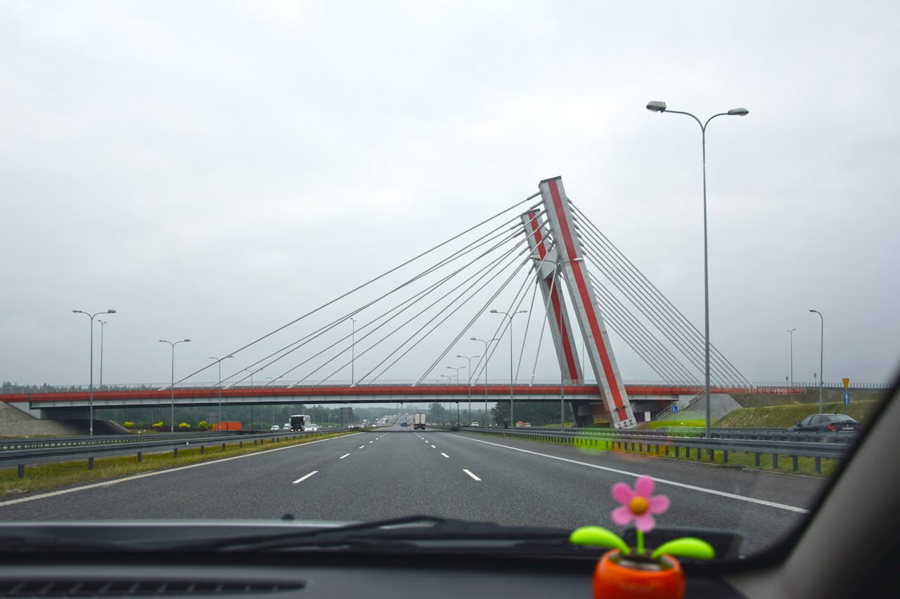 przejazd autostradą